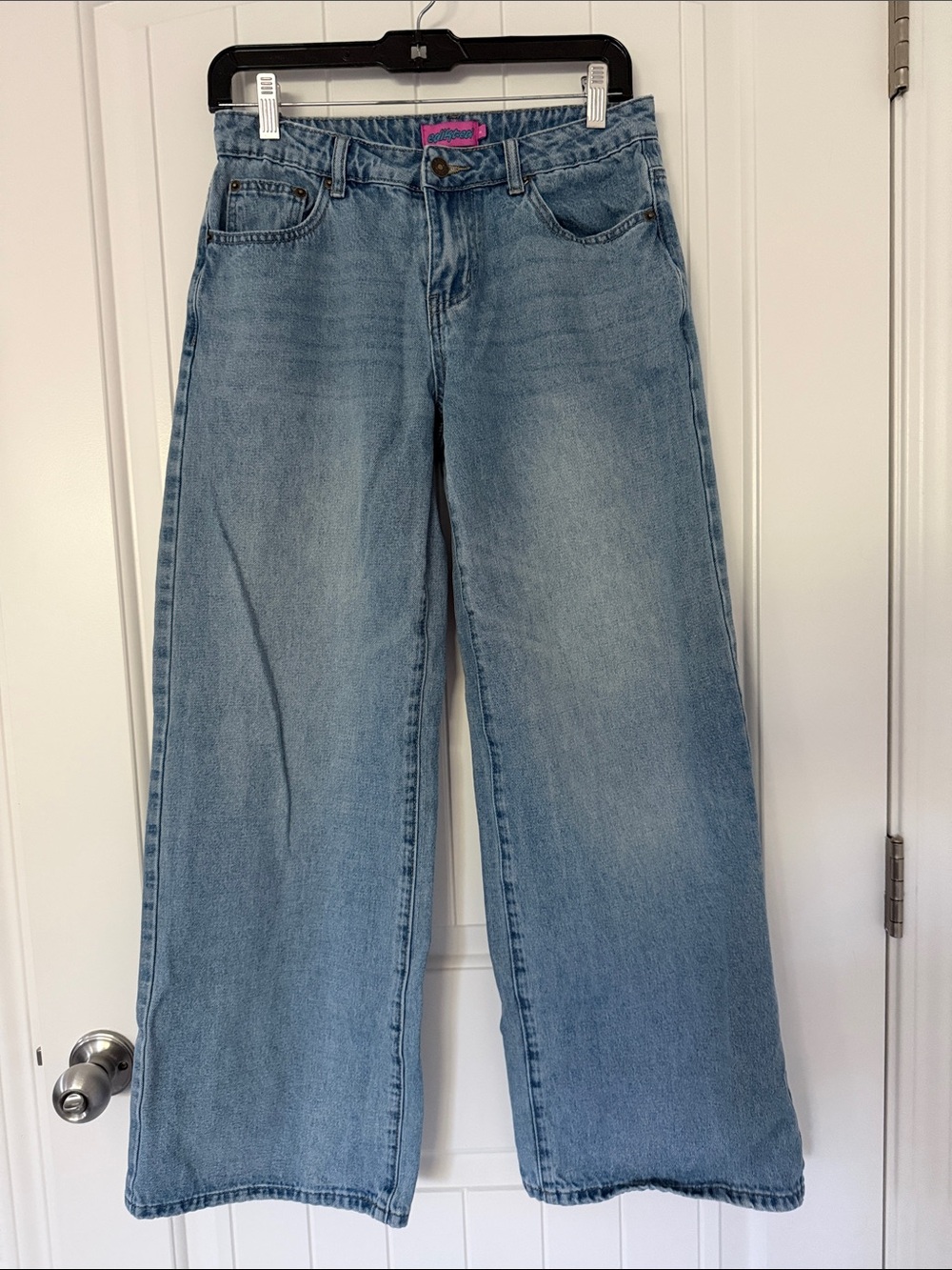 Edikted Wide Leg Light Blue Women’s Jeans